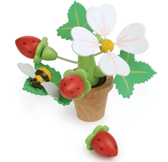 Tender Leaf Toys Default Strawberry Flower Pot