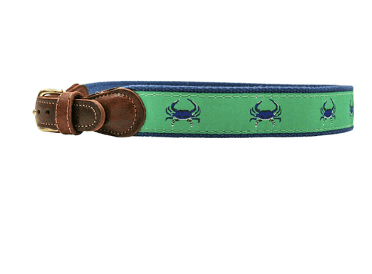 The Bailey Boys Buddy Belt-Crab on Green