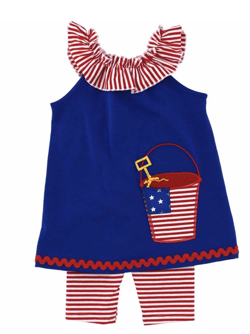 The Bailey Boys Star & Stripes Capri Leg Set