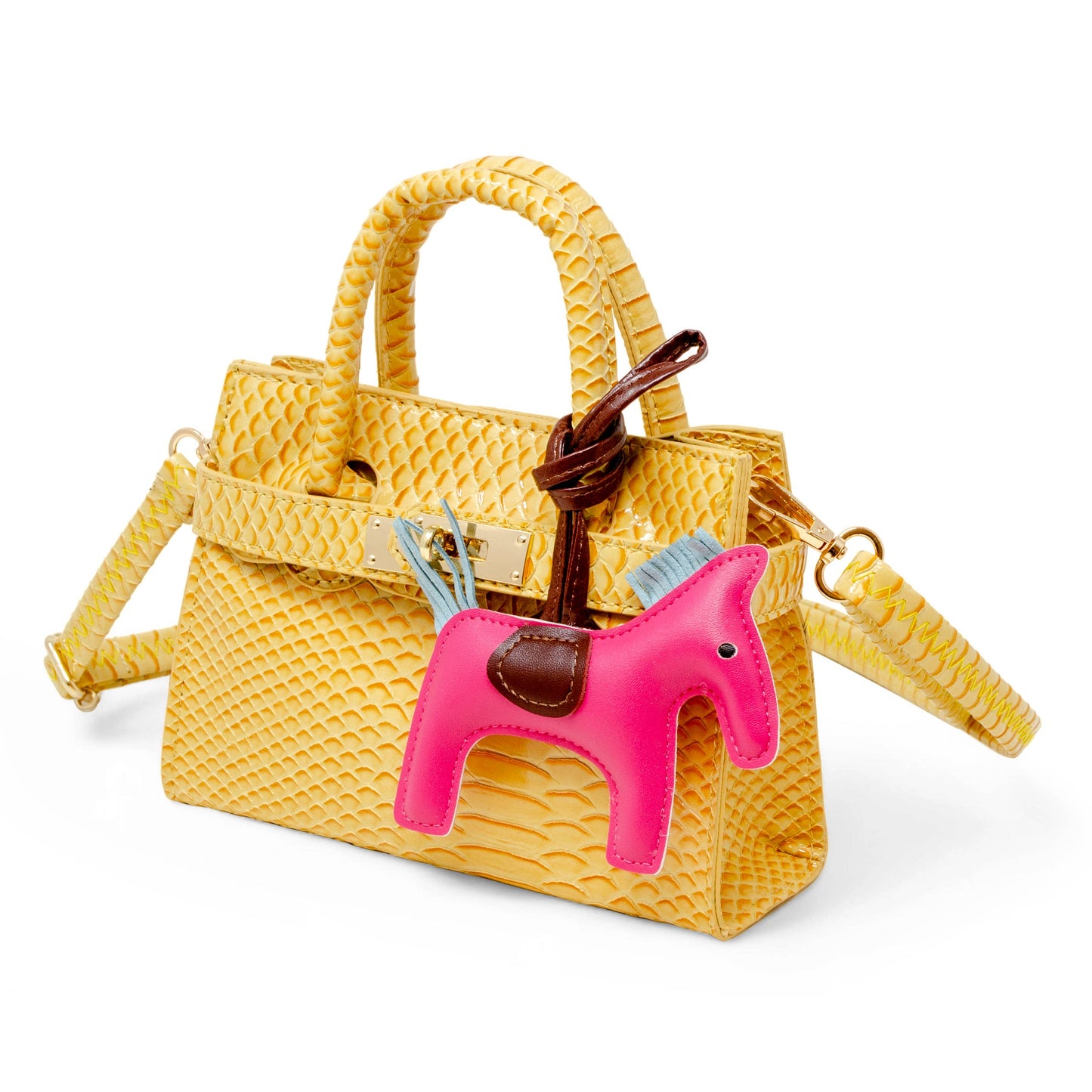 Tiny Treats and ZOMI GEMS Vivid Crocodile Pony Handbag