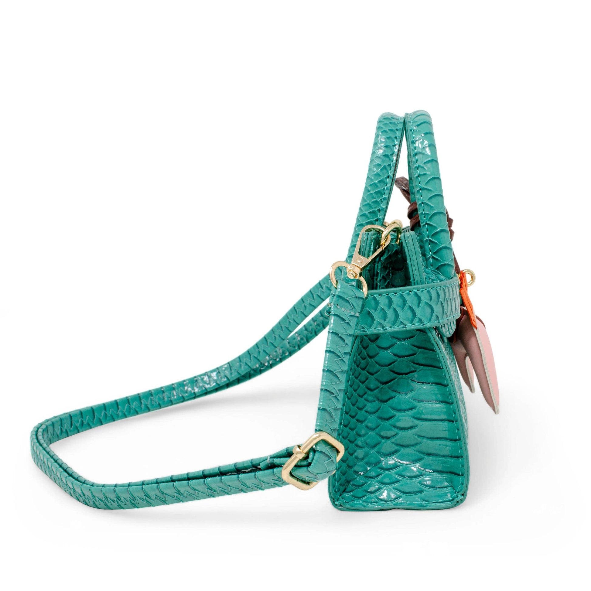 Tiny Treats and ZOMI GEMS Vivid Crocodile Pony Handbag