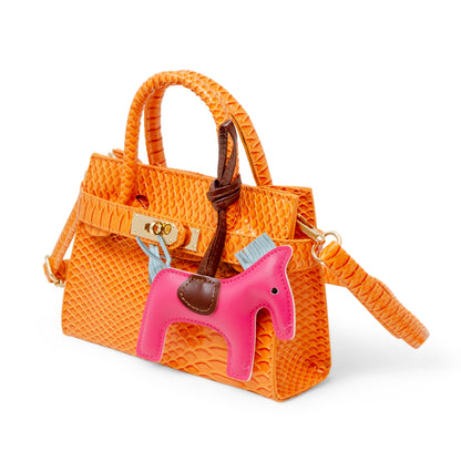 Tiny Treats and ZOMI GEMS Vivid Crocodile Pony Handbag