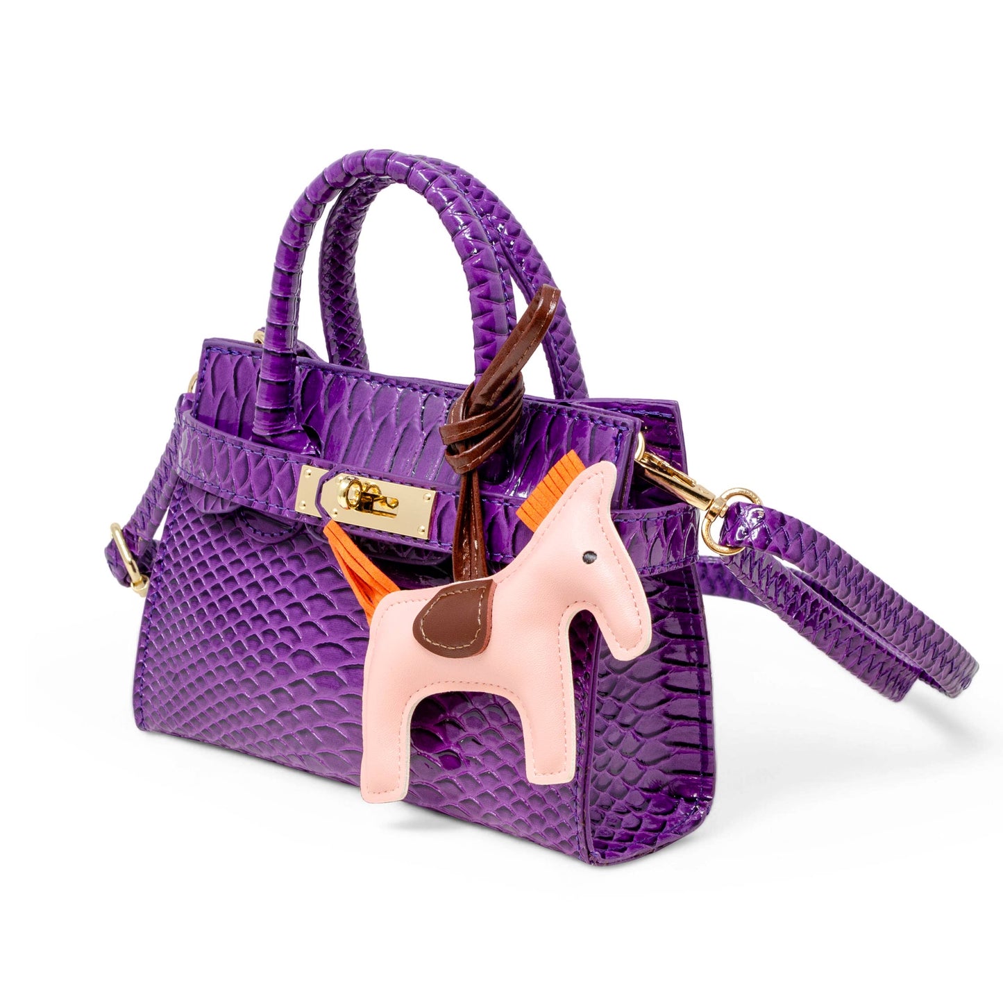 Tiny Treats and ZOMI GEMS Vivid Crocodile Pony Handbag