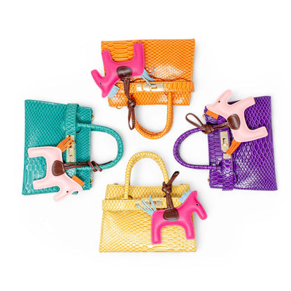 Tiny Treats and ZOMI GEMS Vivid Crocodile Pony Handbag