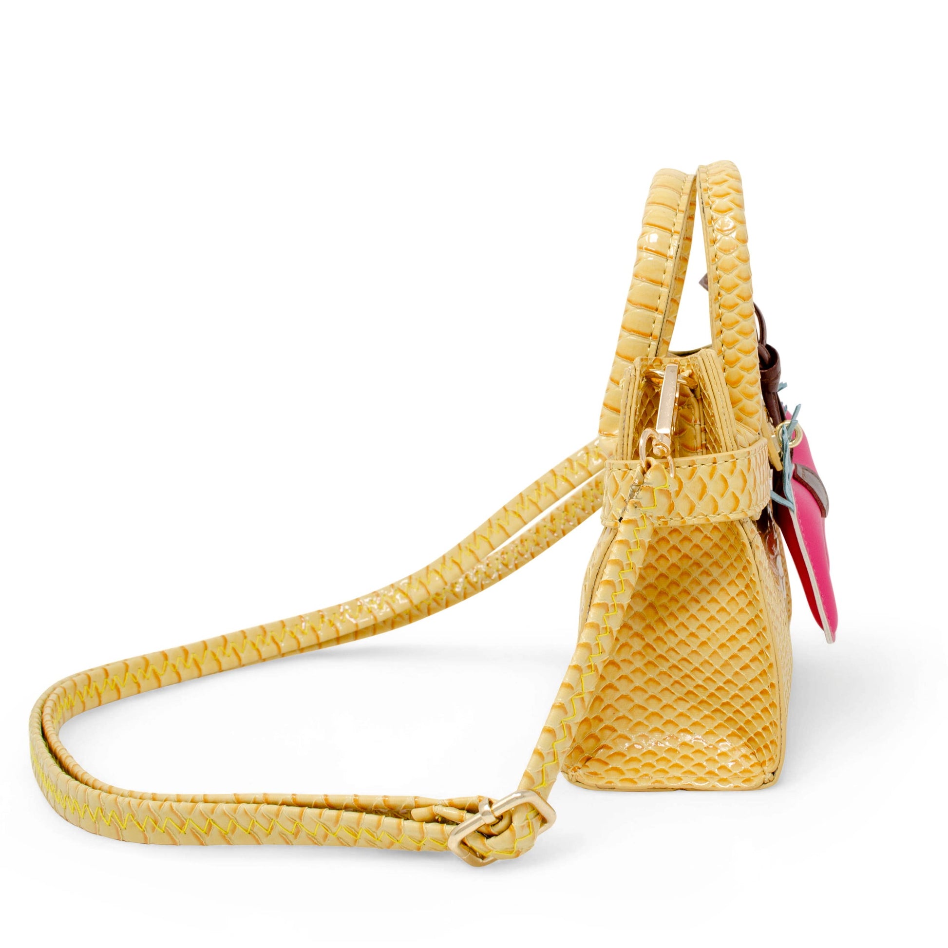 Tiny Treats and ZOMI GEMS Vivid Crocodile Pony Handbag