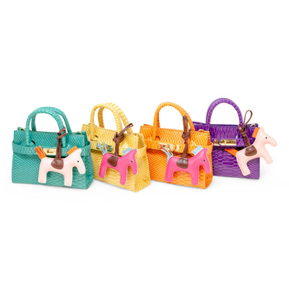 Tiny Treats and ZOMI GEMS Vivid Crocodile Pony Handbag