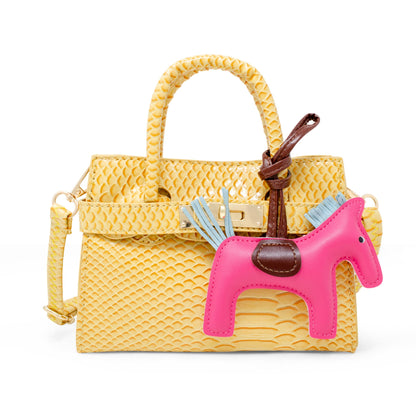 Tiny Treats and ZOMI GEMS Vivid Crocodile Pony Handbag