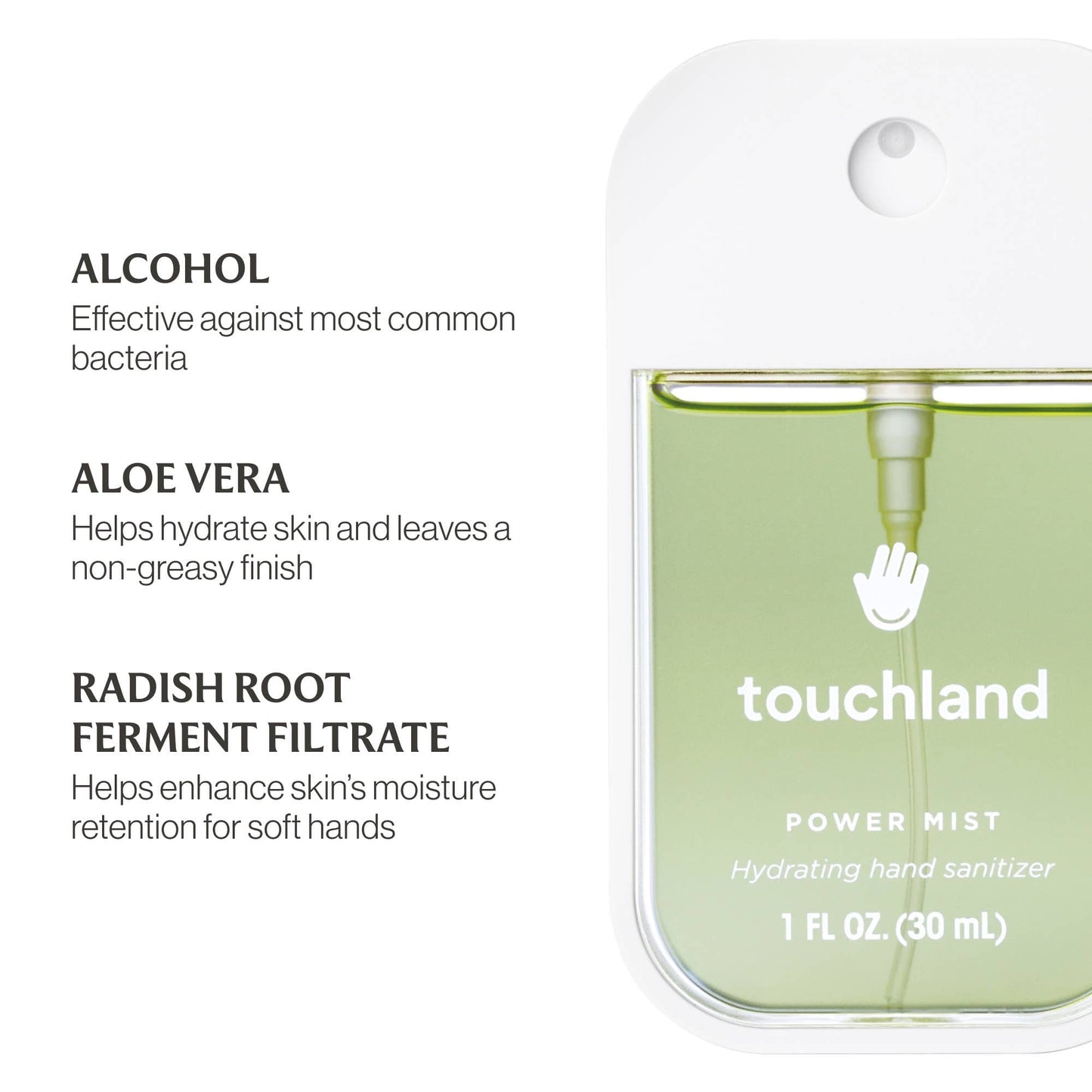 Touchland Applelicious Power Mist Hydrating Hand Sanitizer PMAPL30US