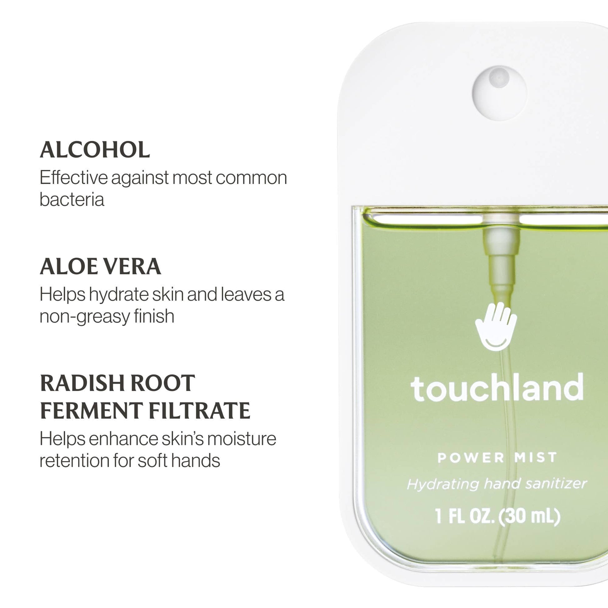 Touchland Applelicious Power Mist Hydrating Hand Sanitizer PMAPL30US
