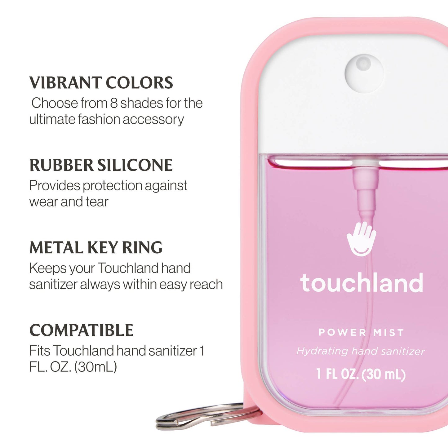 Touchland Bubblegum Pink Hand Mist Case SHPIN30US