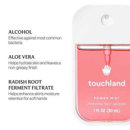 Touchland Wild Watermelon Power Mist Hydrating Hand Sanitizer PMWIW30US