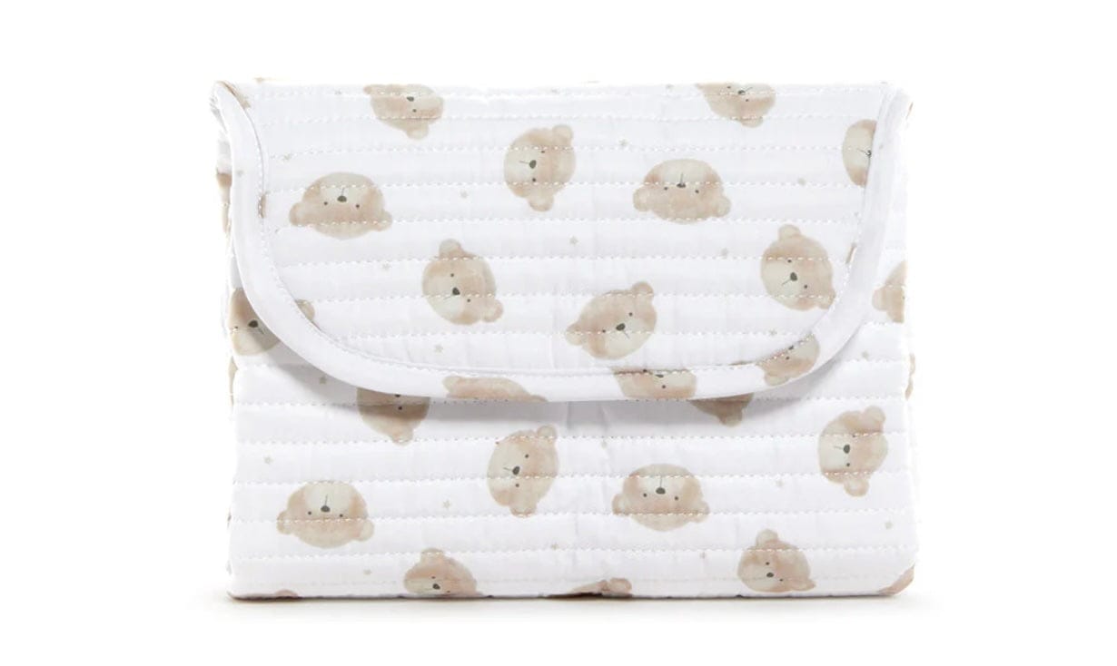 Trvl Design QUILTED CHANGING MAT - TEDDY BEAR