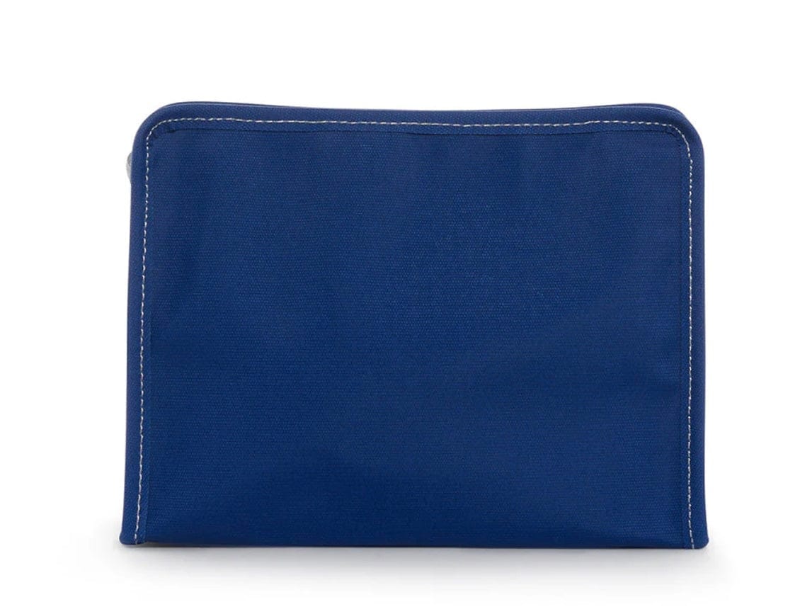 Trvl Design Medium ROADIE Zip Pouch COATED CANVAS BLUE BELL