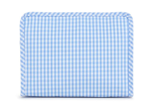 TRVL DESIGN Medium Trvl Design Roadie Zip Pouch - Gingham Sky