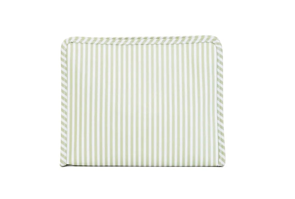 Trvl Design ROADIE LARGE Zip Pouch - PIMLICO STRIPE SAGE
