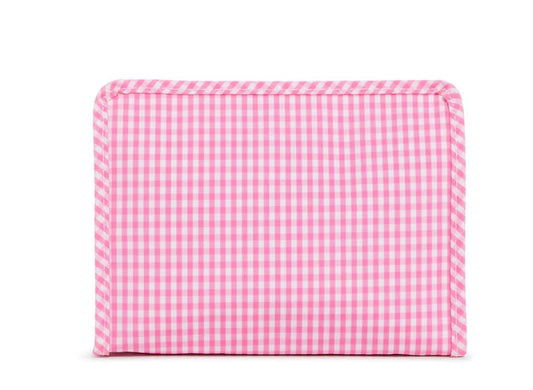 Trvl Design ROADIE MEDIUM Zip Pouch - GINGHAM PINK