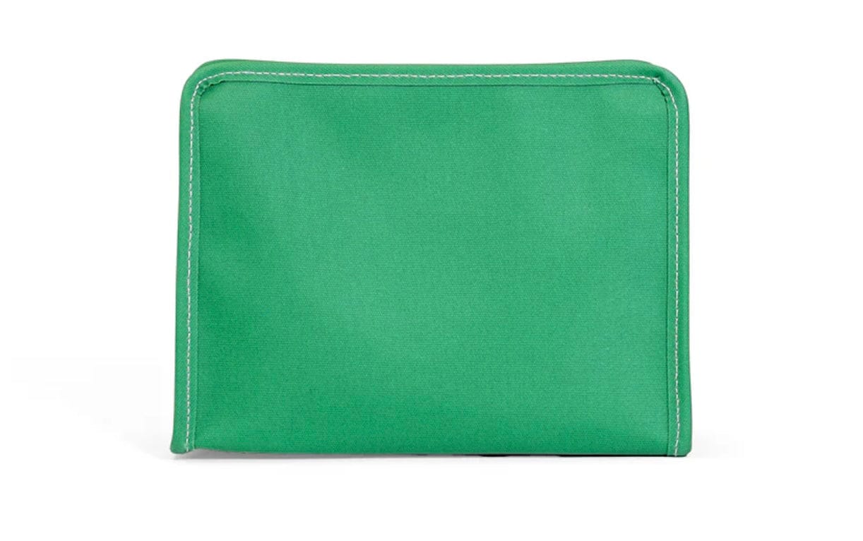 Trvl Design ROADIE  Zip Pouch - COATED CANVAS KELLY GREEN
