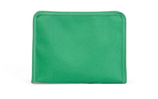 Trvl Design ROADIE  Zip Pouch - COATED CANVAS KELLY GREEN