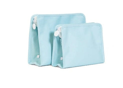 Trvl Design ROADIE  Zip Pouch - COATED CANVAS LAKE BLUE