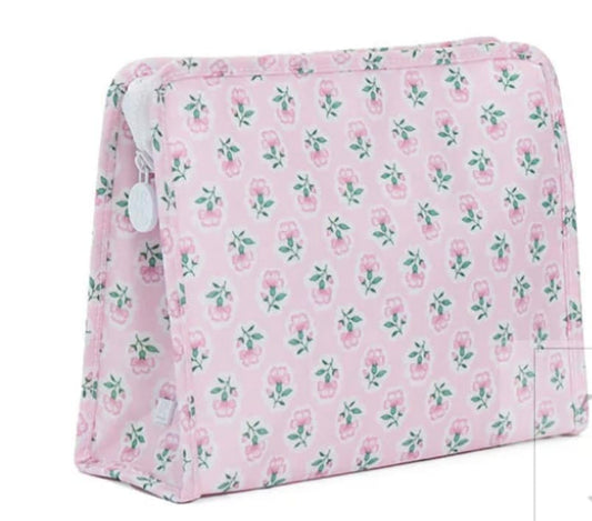 TRVL DESIGN Trvl Design Girls Accessories-purses/bags Petite Fleur Pink Roadie Large Zip Pouch