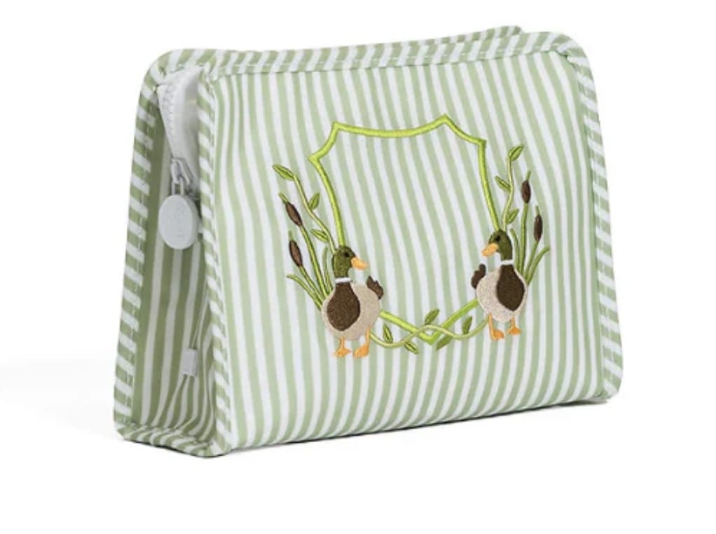 TRVL DESIGN Trvl Design Girls Accessories-purses/bags Pimlico Duck Sage Roadie Medium Zip Pouch