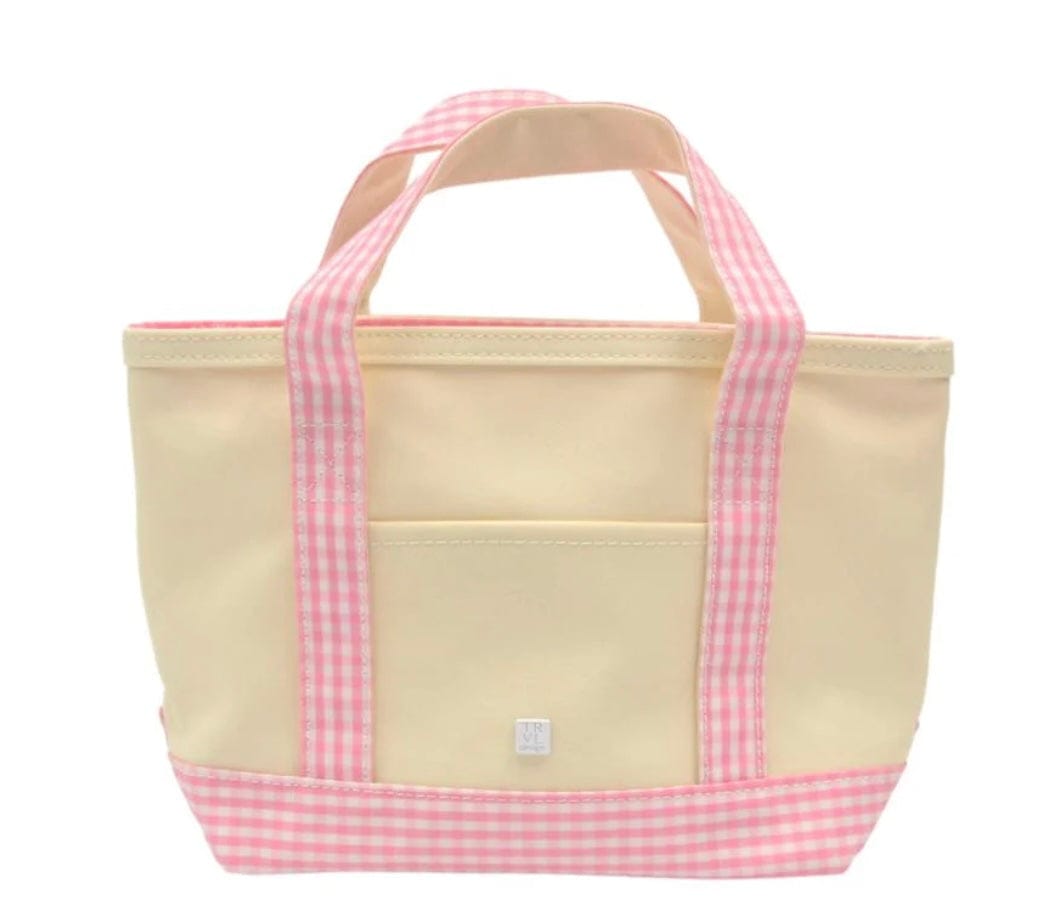 TRVL DESIGN Trvl Design  Mini Tote Gingham Taffy Trim