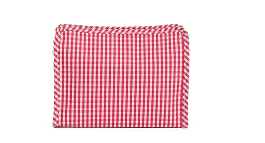 TRVL DESIGN Trvl Design Roadie Zip Pouch Gingham Red