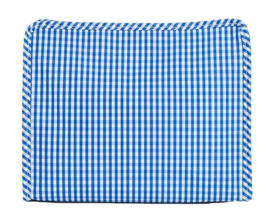 TRVL DESIGN Trvl Design Roadie Zip Pouch - Gingham Royal