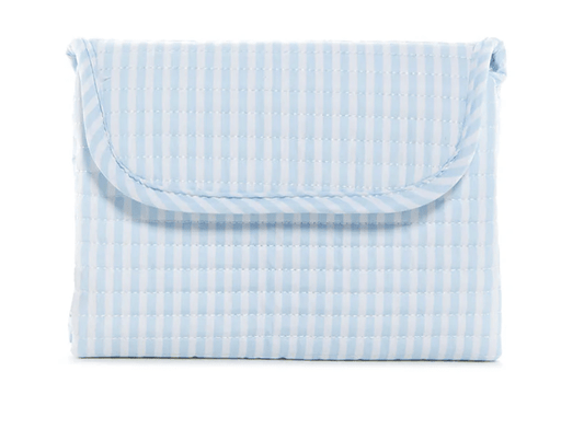 Trvl Design Blue Quilted Changing Mat- Blue