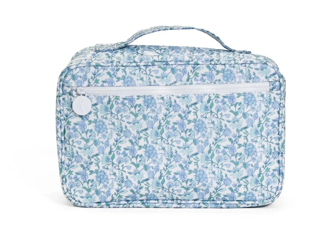 Trvl Design Luxe Hanging Toiletry Hamptons Floral with Chambray