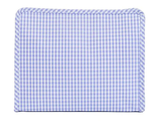 TRVL DESIGN Medium Roadie Zip Pouch Gingham Lilac