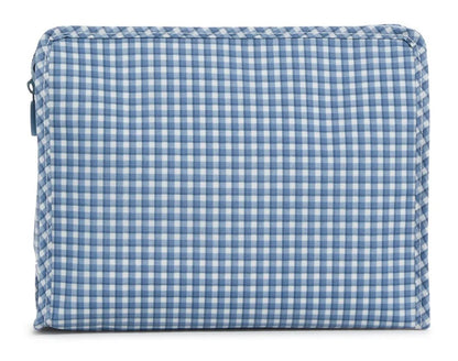 TRVL DESIGN Trvl Design Roadie Large Zip Pouch - Rodeo Check Indigo