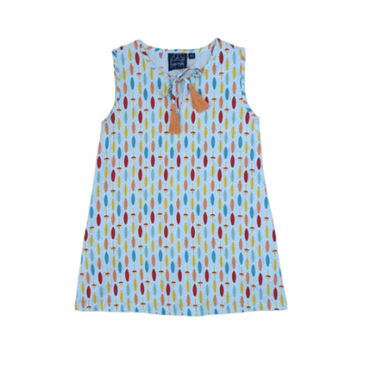 Tuk Tuk Tuk Tuk Surf's up Shift Dress