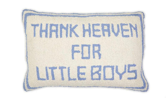 two company Boy Thank Heaven for Little Boys & Girl Pillow