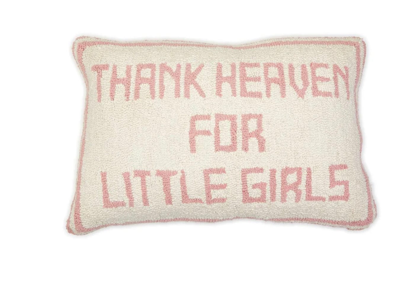 two company Girl Thank Heaven for Little Boys & Girl Pillow