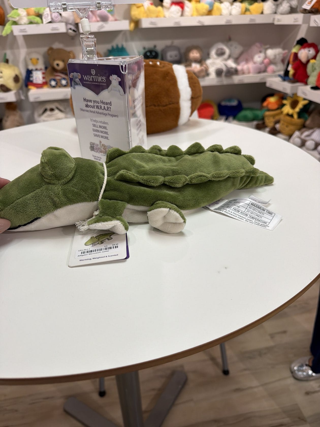 WARMIES Alligator Warmie Junior