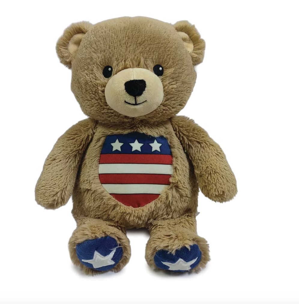 WARMIES Warmies USA Themed Bear