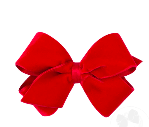 Wee One Small Classic Velvet Bow