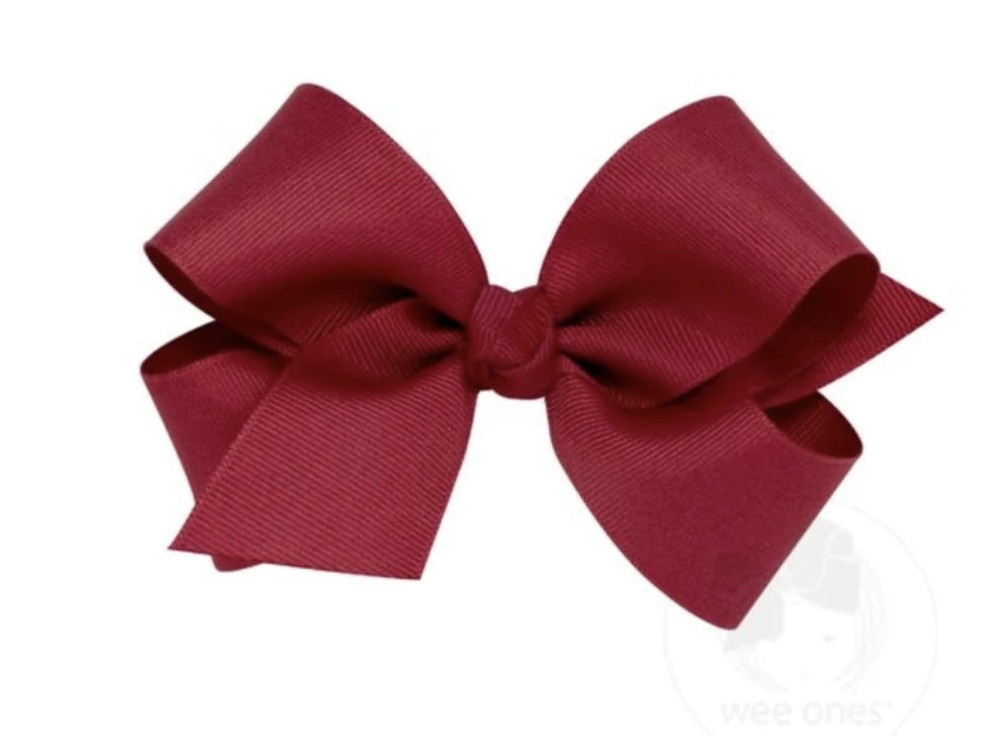 WEE ONES Cranberry bow