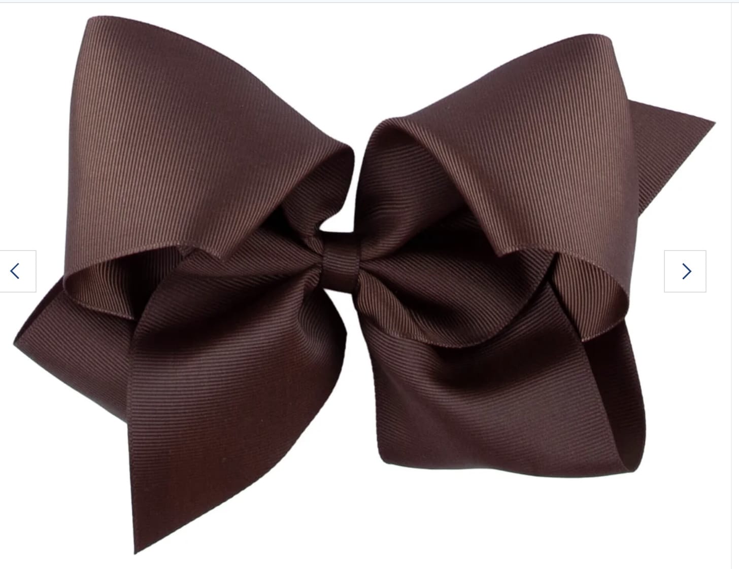 WEE ONES Grosgrain Hair Bow  Brown