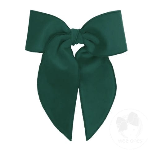 Wee Ones King Velvet Bowtie with Twisted Wrap and Whimsy Tails