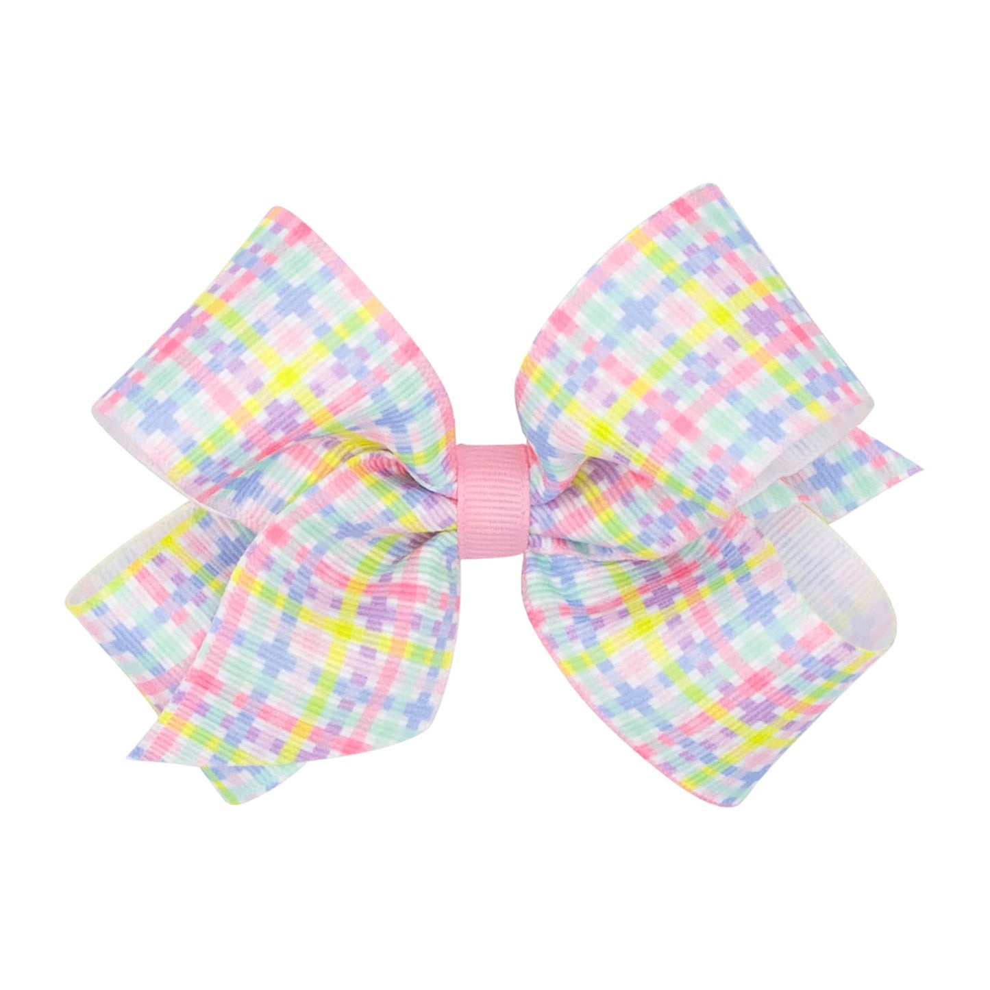 Wee Ones Plaid Easter bow