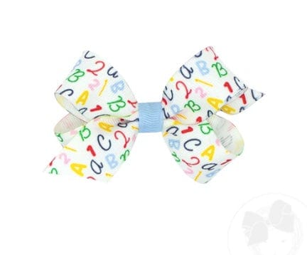 Wee Ones Wee ones ABC's  Printed  Hair Bow