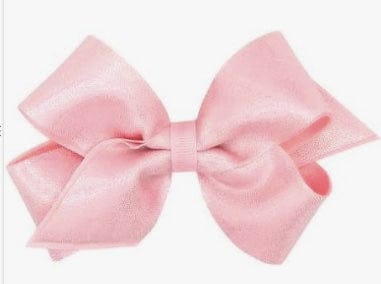 Wee Ones Wee Ones Mirror Dot and Grosgrain Overlay Hair Bow