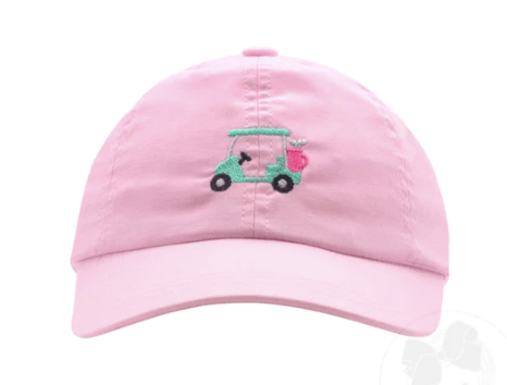 Wee Ones Embroidered Golf Cart Cotton Twill Ball Cap