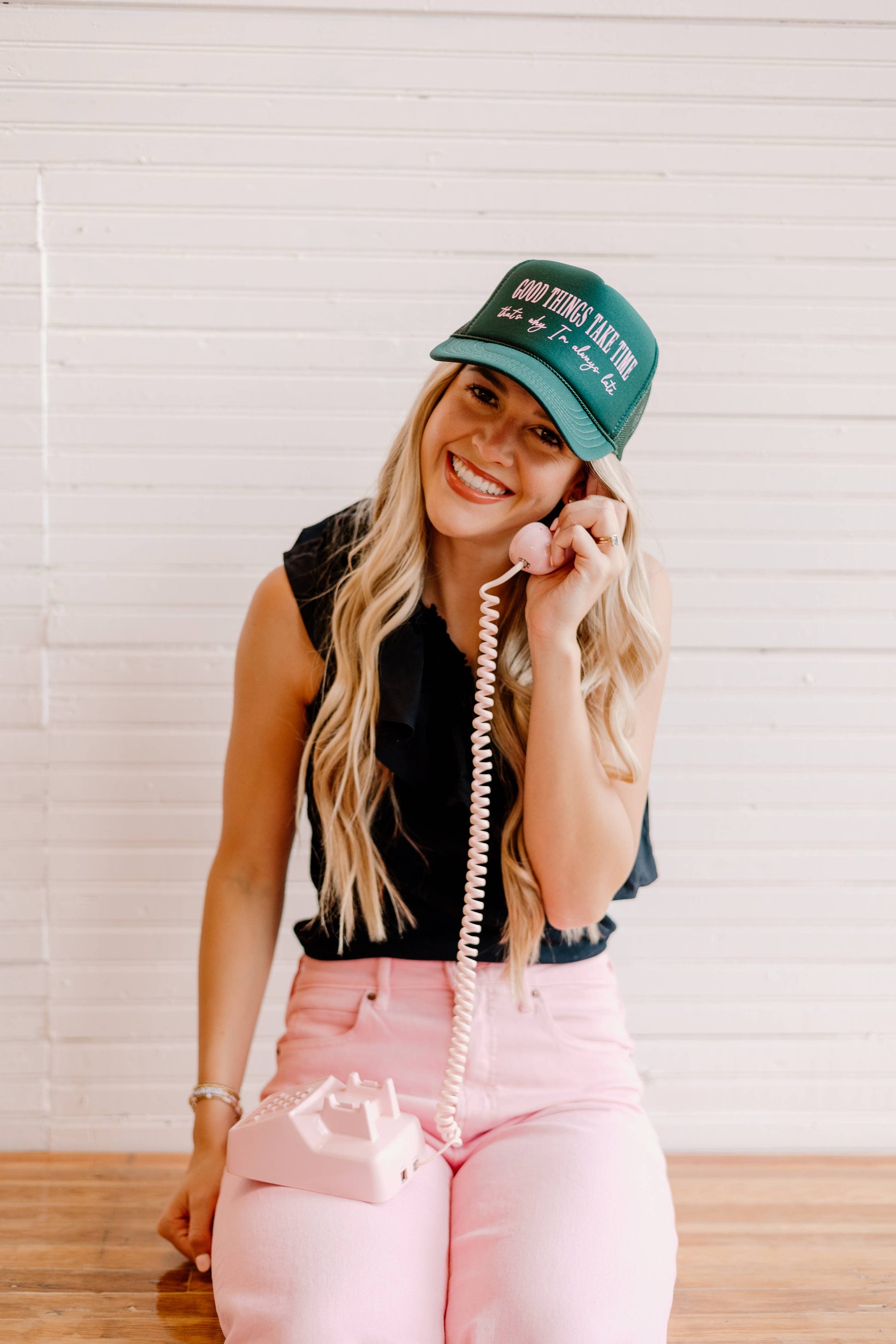 Worthy Hat Co. Good Things Take Time... That's why I am always late