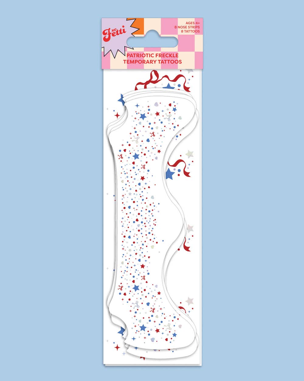 xo, Fetti Fourth of July Freckle Tattoos | july 4th, patriotic, stars SF-TULZ-A41Z