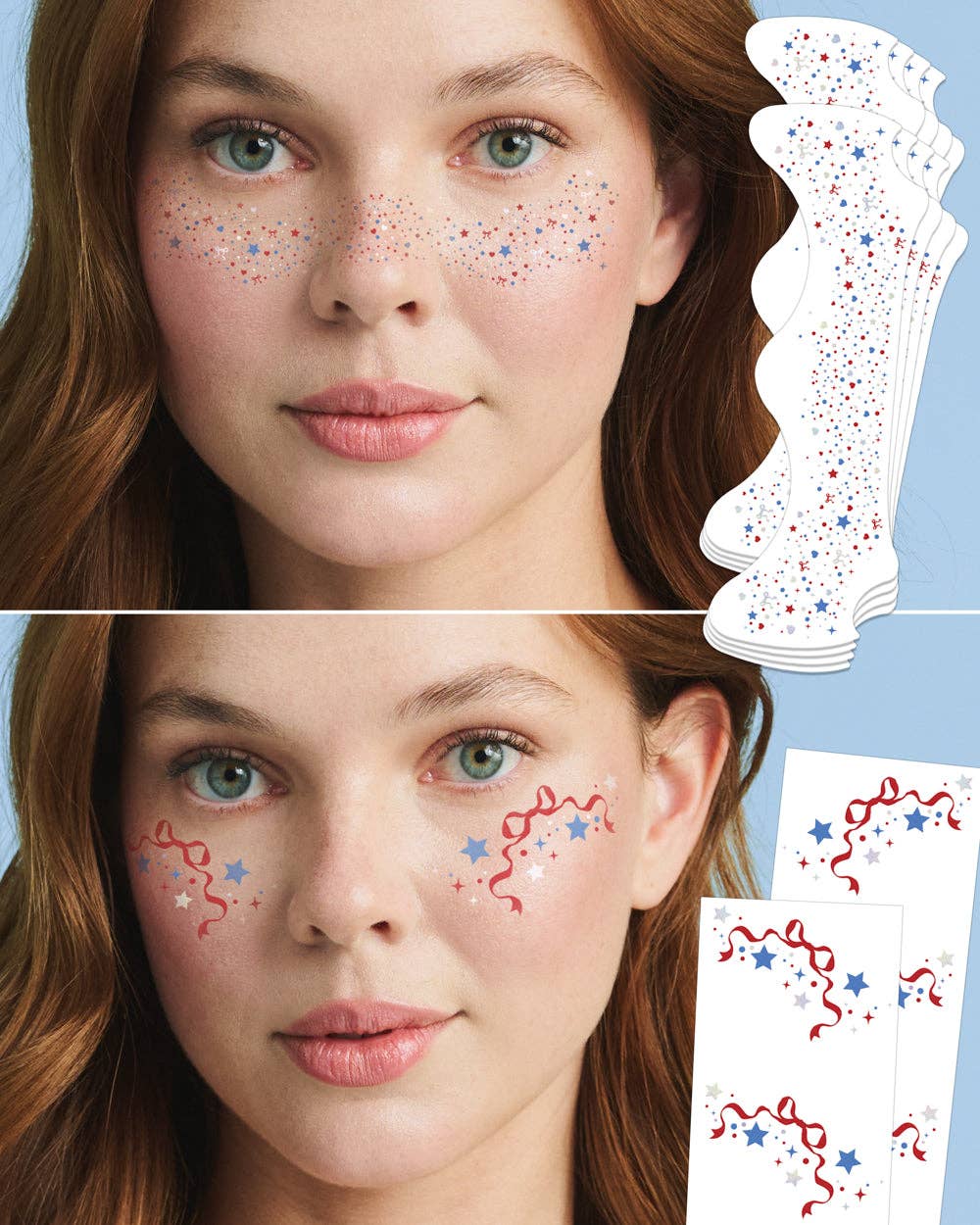 xo, Fetti Fourth of July Freckle Tattoos | july 4th, patriotic, stars SF-TULZ-A41Z