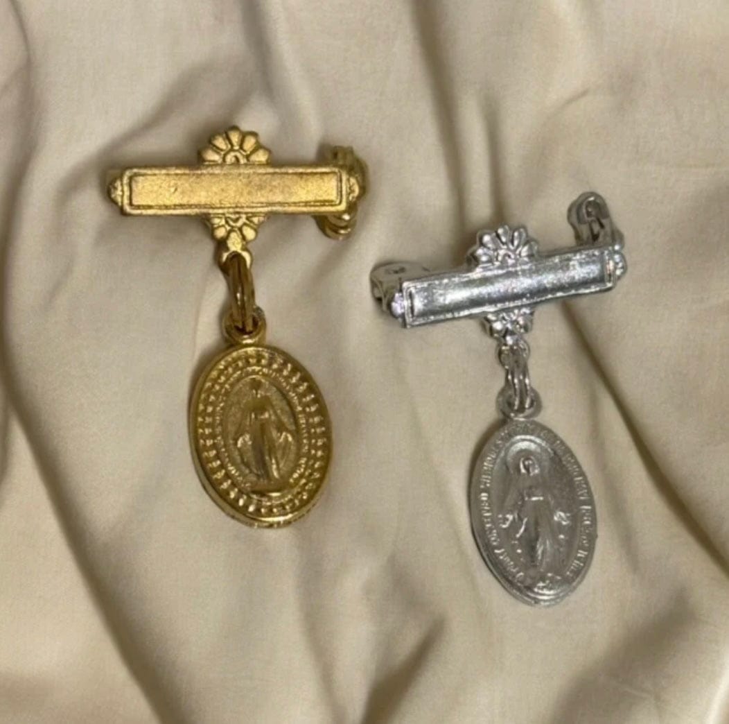 Zsa Zsa & Lolli Pendant of Protection Mary